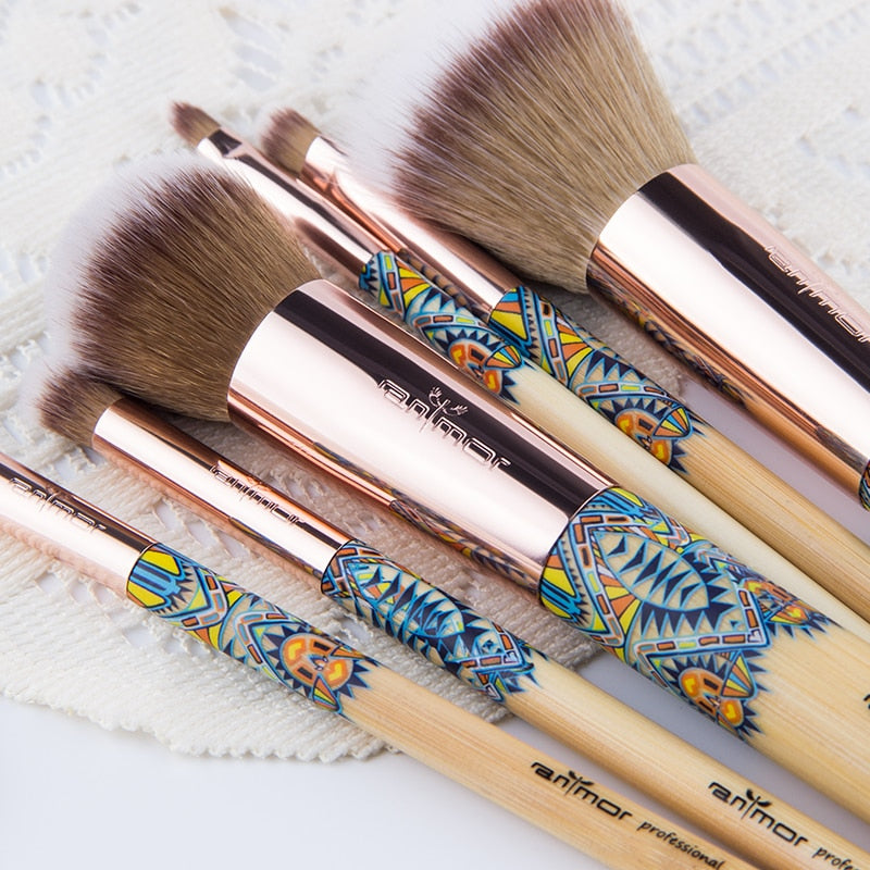 Bamboo Make Up Brush Set