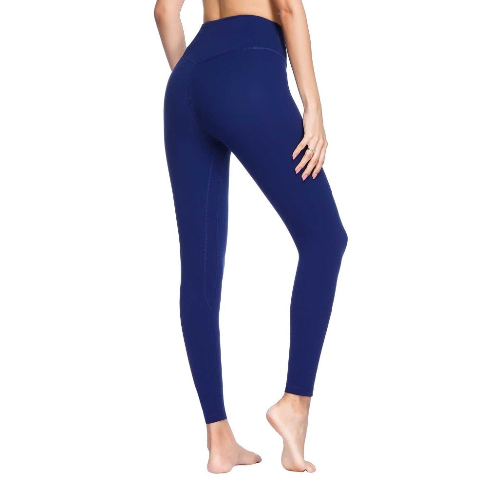 Yoga Pants Solid High Waist